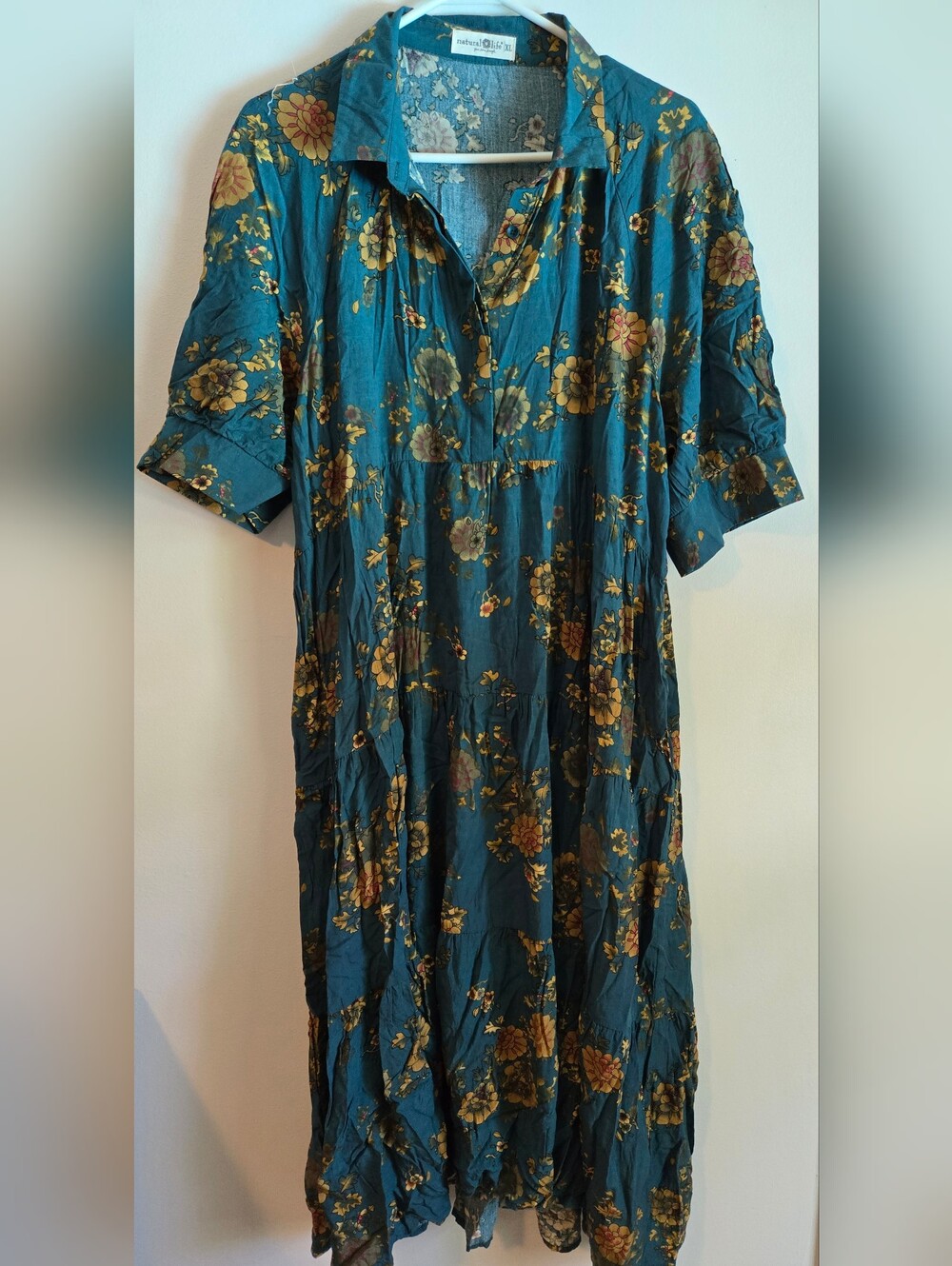 Natural Life XL Teal Midi Dress